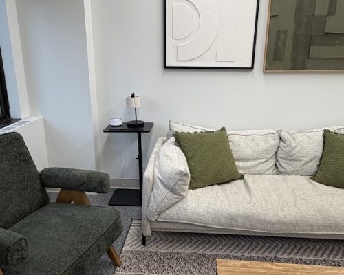 inspire wellness therapy room